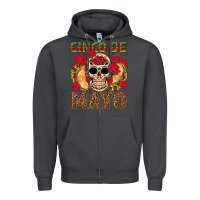 Smoke Cinco de Mayo Zipper Hoodie - texasbilliewilder