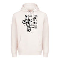 Pale Pink soccer Premium Hoodie - MaliasSmallBusiness