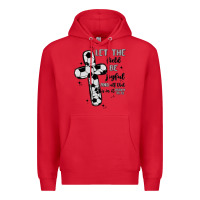 Red soccer Premium Hoodie - MaliasSmallBusiness