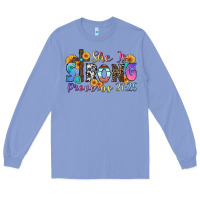 Colony Blue she is strong proverbs 31 25 Long Sleeve Tee - Zillion Design Studio