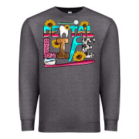 Charcoal Heather dental life Premium Sweatshirt - Artiststas