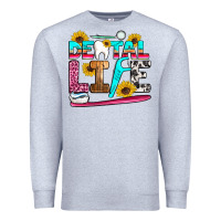 Heather Grey dental life Premium Sweatshirt - Artiststas