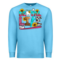 Ocean Blue dental life Premium Sweatshirt - Artiststas