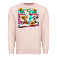 Pale Pink dental life Premium Sweatshirt - Artiststas