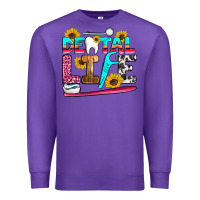 Purple dental life Premium Sweatshirt - Artiststas