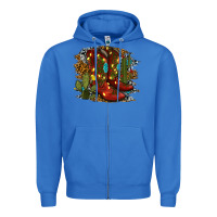 True Royal christmas cowboy boots Zipper Hoodie - RanaPortraitStore
