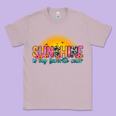 Sunshine Is My Favorite Color Classic Tee Designed By Zillion Design Studio