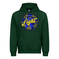 Forest Green fight colorectal cancer Urban Hoodie - NancyCooperArtShop