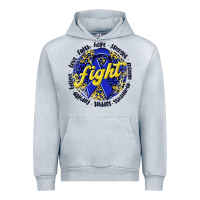 Heather Grey fight colorectal cancer Urban Hoodie - NancyCooperArtShop