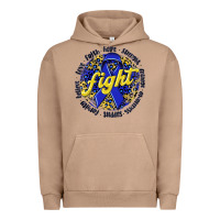 Pigment Burro fight colorectal cancer Urban Hoodie - NancyCooperArtShop