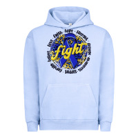 Pigment Grape Ice fight colorectal cancer Urban Hoodie - NancyCooperArtShop
