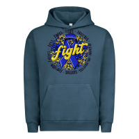 Pigment Midnight Navy fight colorectal cancer Urban Hoodie - NancyCooperArtShop