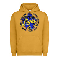 Pigment Peanut Butter fight colorectal cancer Urban Hoodie - NancyCooperArtShop