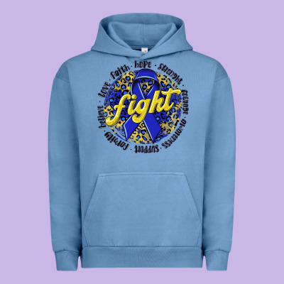 Fight Colorectal Cancer Urban Hoodie Designed By Nancycooperartshop