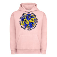 Pigment Salmon fight colorectal cancer Urban Hoodie - NancyCooperArtShop
