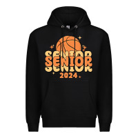 Black basketball senior 2024 Premium Hoodie - MaliasSmallBusiness