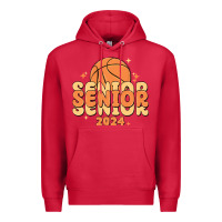 Cardinal basketball senior 2024 Premium Hoodie - MaliasSmallBusiness