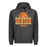 Charcoal Heather basketball senior 2024 Premium Hoodie - MaliasSmallBusiness