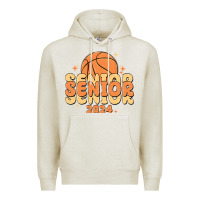 Oatmeal Heather basketball senior 2024 Premium Hoodie - MaliasSmallBusiness