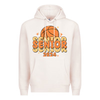 Pale Pink basketball senior 2024 Premium Hoodie - MaliasSmallBusiness