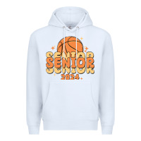 White basketball senior 2024 Premium Hoodie - MaliasSmallBusiness
