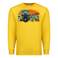 Lemon love black angus indian headdress Premium Sweatshirt - JahusDesignShop