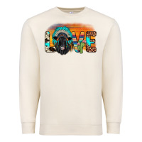 Sandshell love black angus indian headdress Premium Sweatshirt - JahusDesignShop