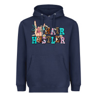 Navy hair hustler Heavyweight Hoodie - AdoDesignShop