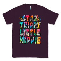 Plum stay trippy little hippie Classic Tee - Zillion Design Studio
