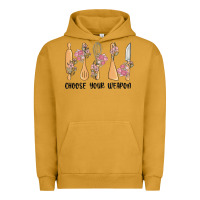 Pigment Peanut Butter choose your weapon Urban Hoodie - MaliasSmallBusiness