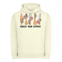 Pigment Pistachio choose your weapon Urban Hoodie - MaliasSmallBusiness