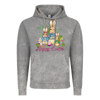 Cloud Rock easter bunny family wıth carrots and eggs Vintage Hoodie - AdoDesignShop