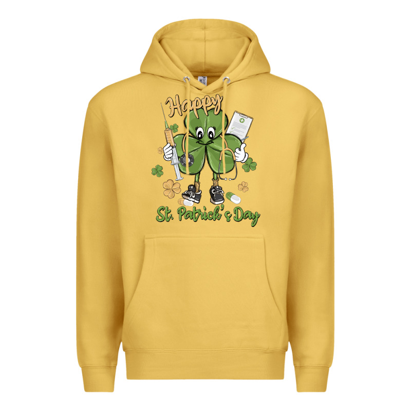 Happy St. Patrick's Day Premium Hoodie by MaliasSmallBusiness | Teevron