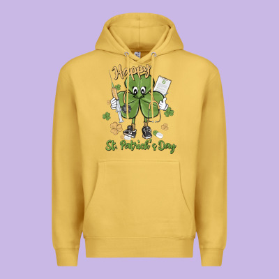 Happy St. Patrick's Day Premium Hoodie Designed By Maliassmallbusiness