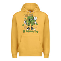 Mustard happy st. patrick's day Premium Hoodie - MaliasSmallBusiness