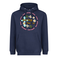 Navy god says you are Heavyweight Hoodie - JahusDesignShop