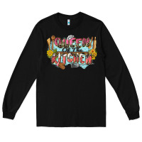 Black queen of the kitchen Long Sleeve Tee - Zillion Design Studio