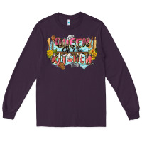 Plum queen of the kitchen Long Sleeve Tee - Zillion Design Studio