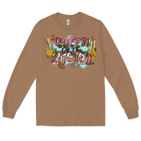 Toasted Coconut queen of the kitchen Long Sleeve Tee - Zillion Design Studio