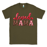 Army Green loved mama Classic Tee - RanaPortraitStore