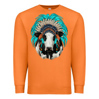 Carrot holstein indian headdress Premium Sweatshirt - JahusDesignShop