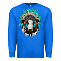 True Royal holstein indian headdress Premium Sweatshirt - JahusDesignShop