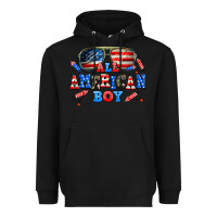 Black all american boy Heavyweight Hoodie - AdoDesignShop