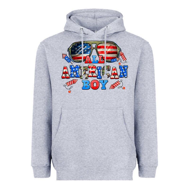 All American Boy Heavyweight Hoodie by AdoDesignShop | Teevron