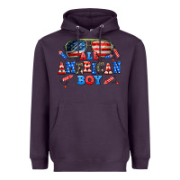 Plum all american boy Heavyweight Hoodie - AdoDesignShop