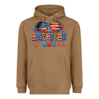 Toasted Coconut all american boy Heavyweight Hoodie - AdoDesignShop