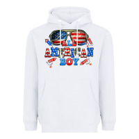 White all american boy Heavyweight Hoodie - AdoDesignShop