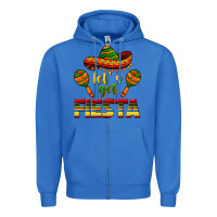 True Royal Let's Get Fiesta Zipper Hoodie - texasbilliewilder