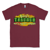 Burgundy being a teacher makes my life complete Classic Tee - texasbilliewilder