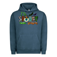 Pigment Midnight Navy it's spooky season Urban Hoodie - NancyCooperArtShop